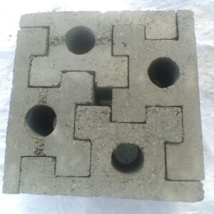 Hollow Interlocking Cement Block