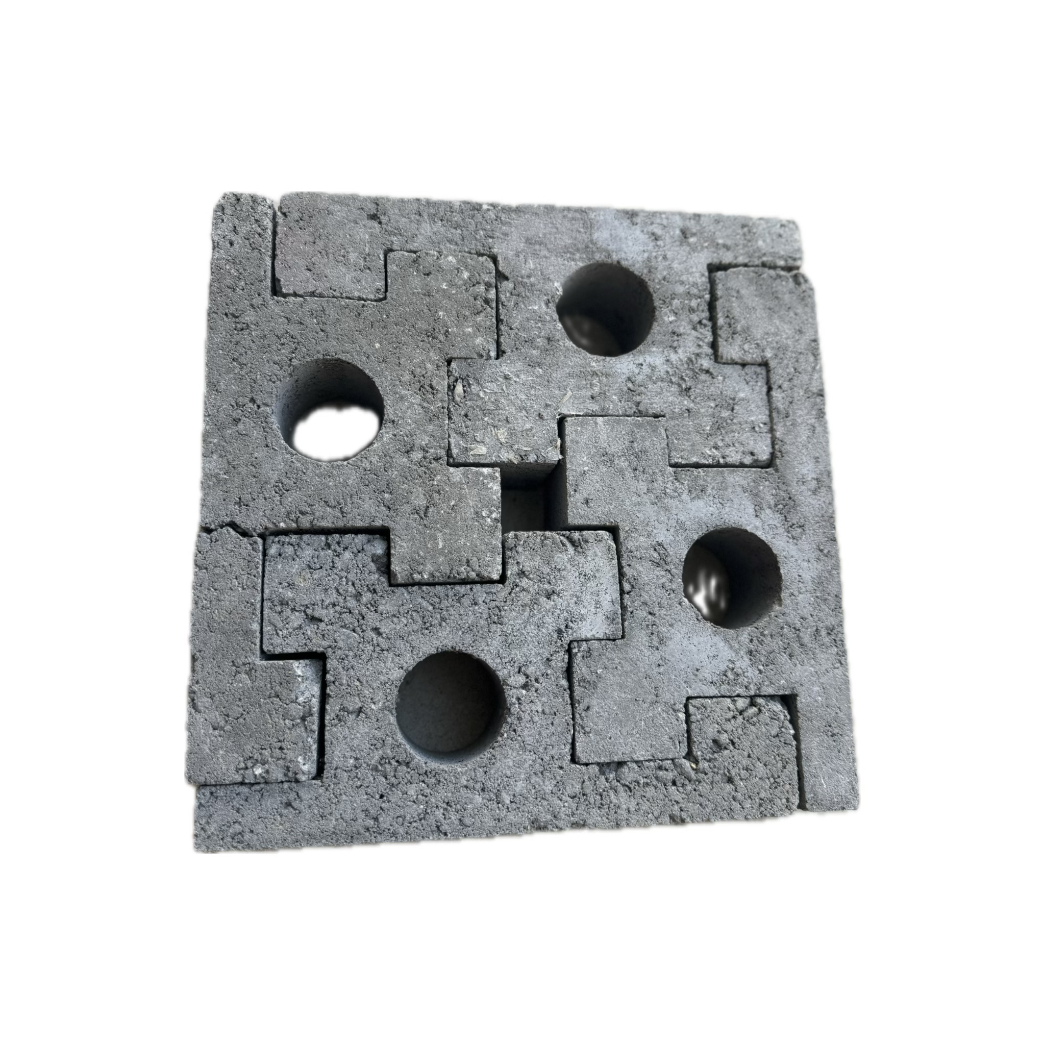 Hollow Interlocking Cement Block - Image 2